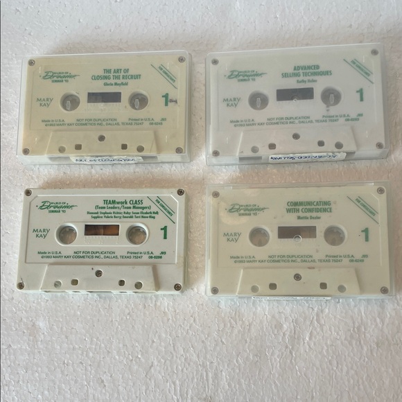 Mary Kay Other - Mary Kay Cassette Tapes the world of dreams seminar 93 selling teamwork vintage